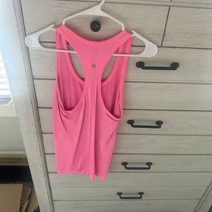 Lululemon hot pink tank top